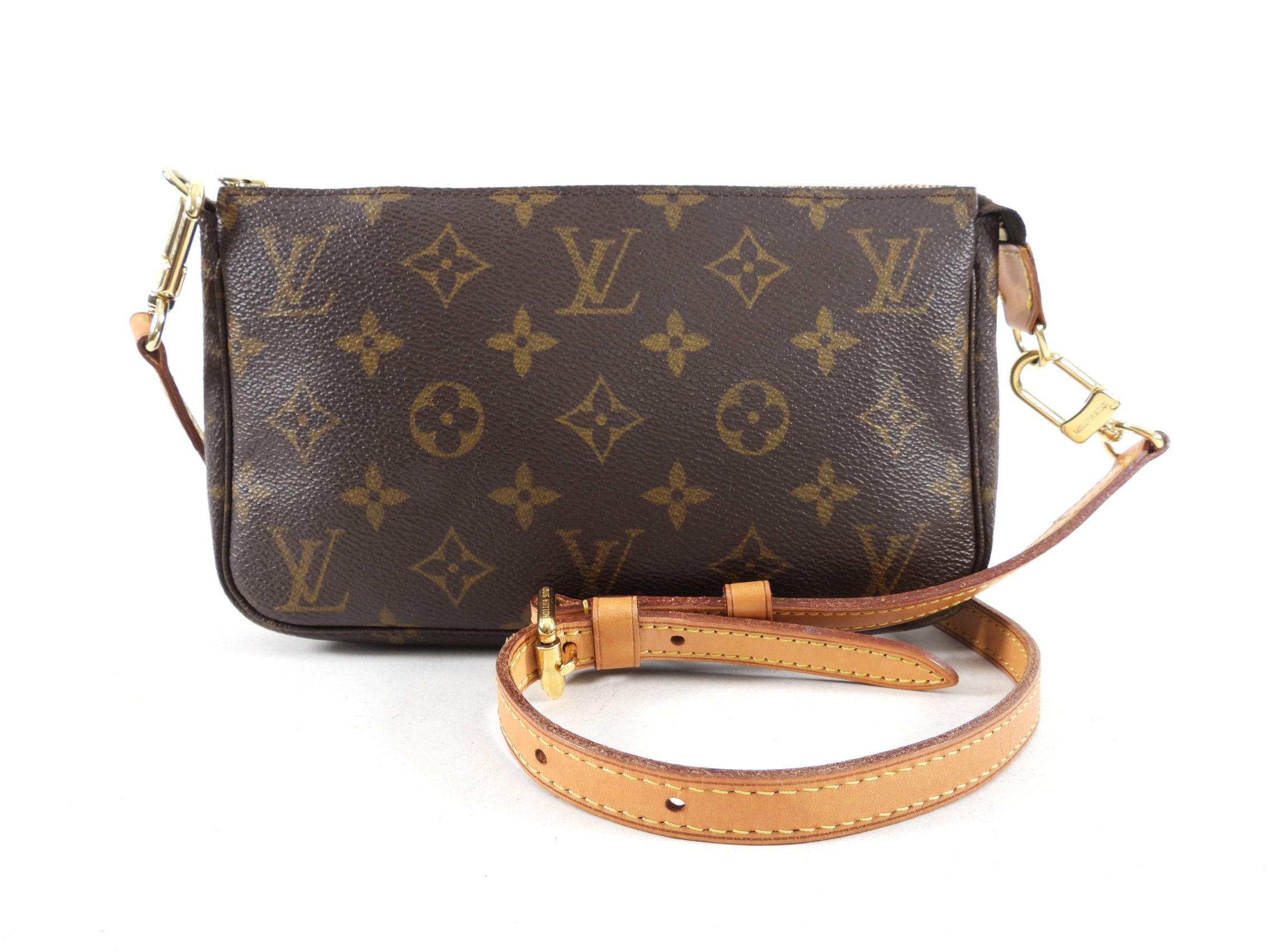 Louis Vuitton Monogram Canvas Pochette Accessoires Shoulder Strap