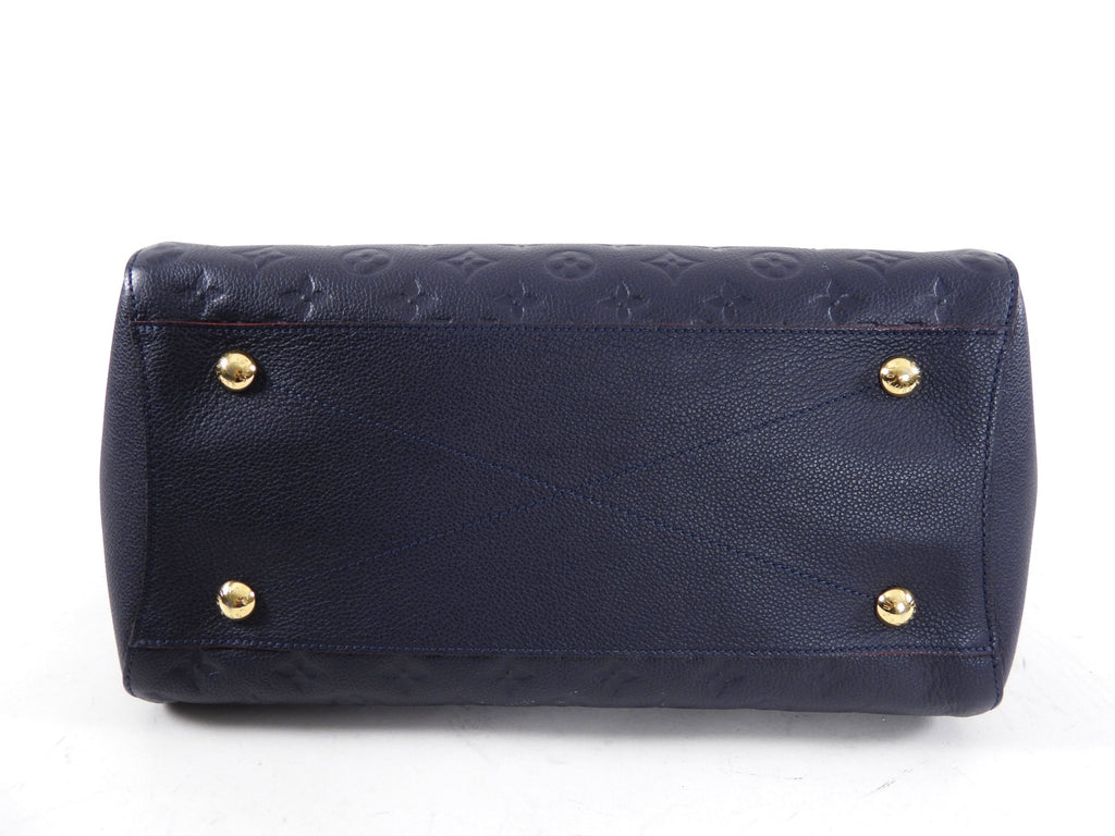 Louis Vuitton Navy and Red Monogram Empreinte Montagne MM Bag