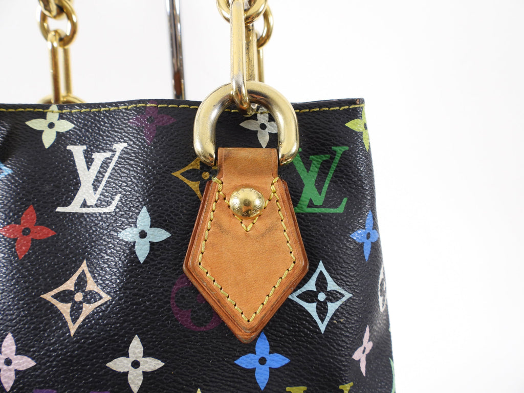 Louis Vuitton Murakami Multicolor Black Audra Mini Tote Bag