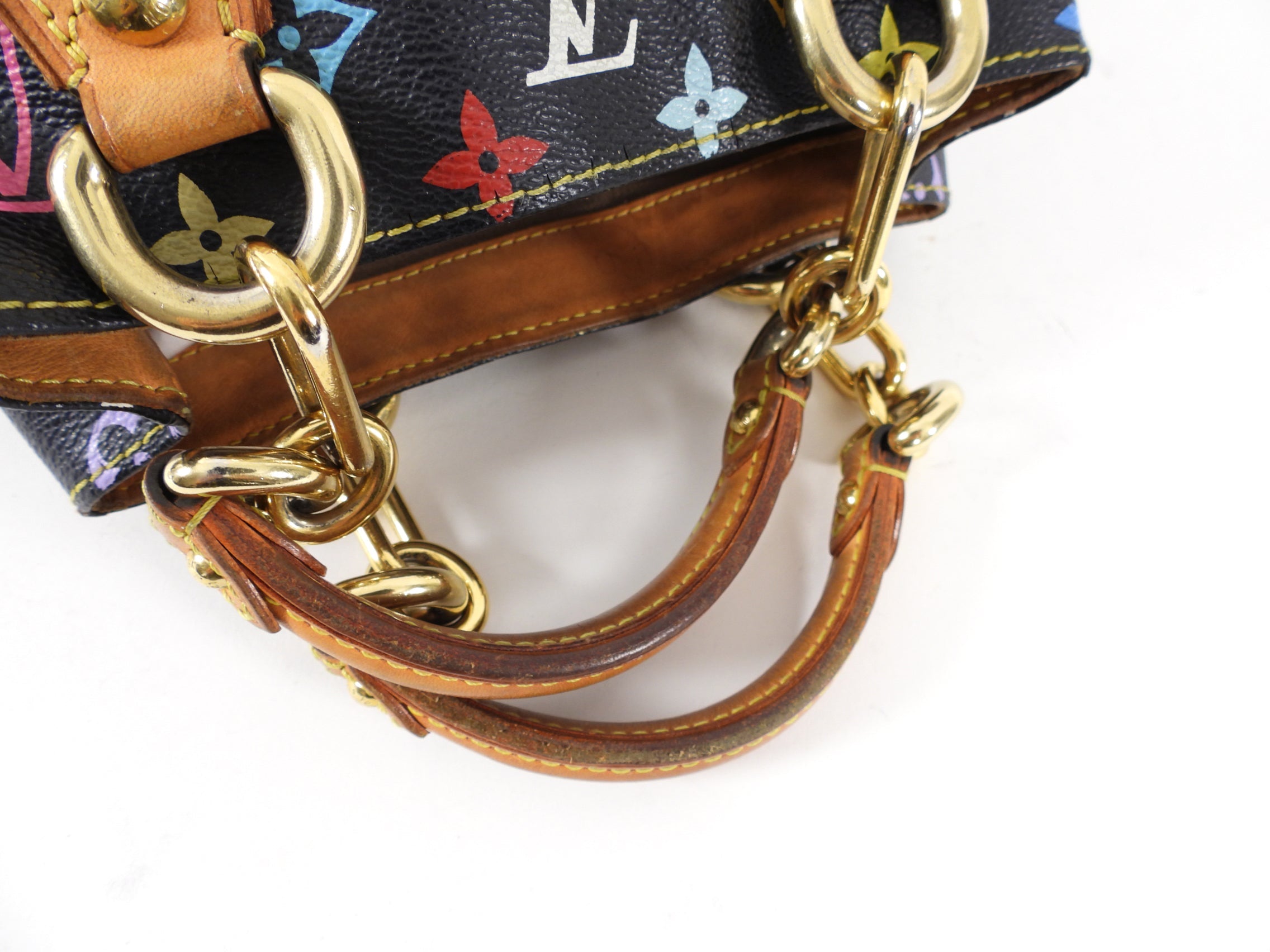 Louis Vuitton Murakami Multicolor Black Audra Mini Tote Bag