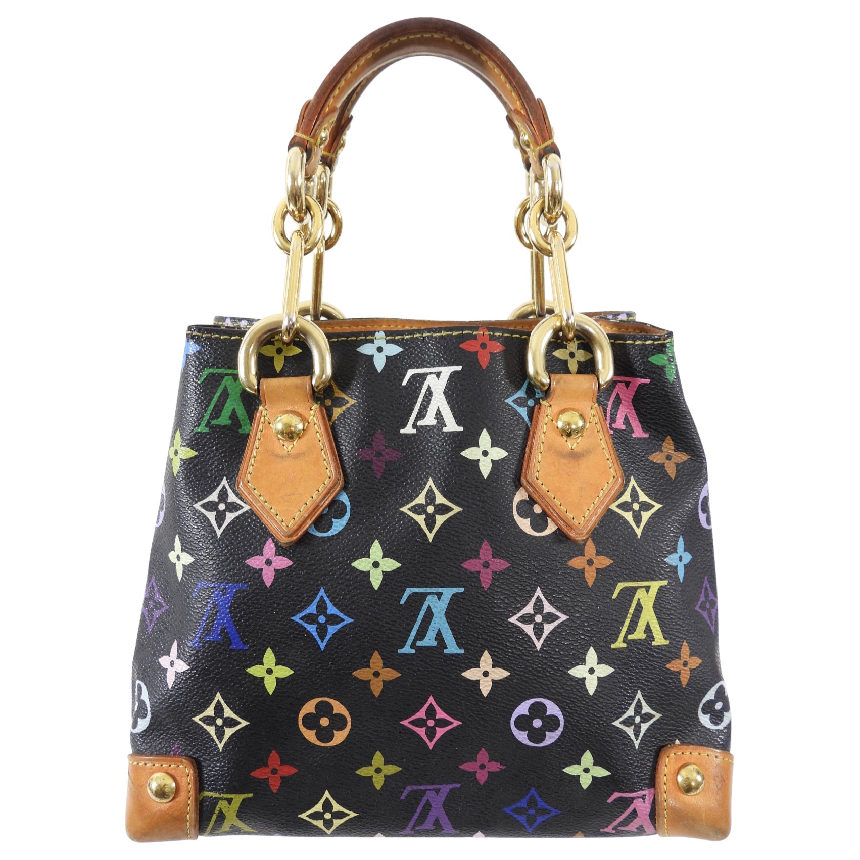 Louis Vuitton Murakami Multicolor Black Audra Mini Tote Bag