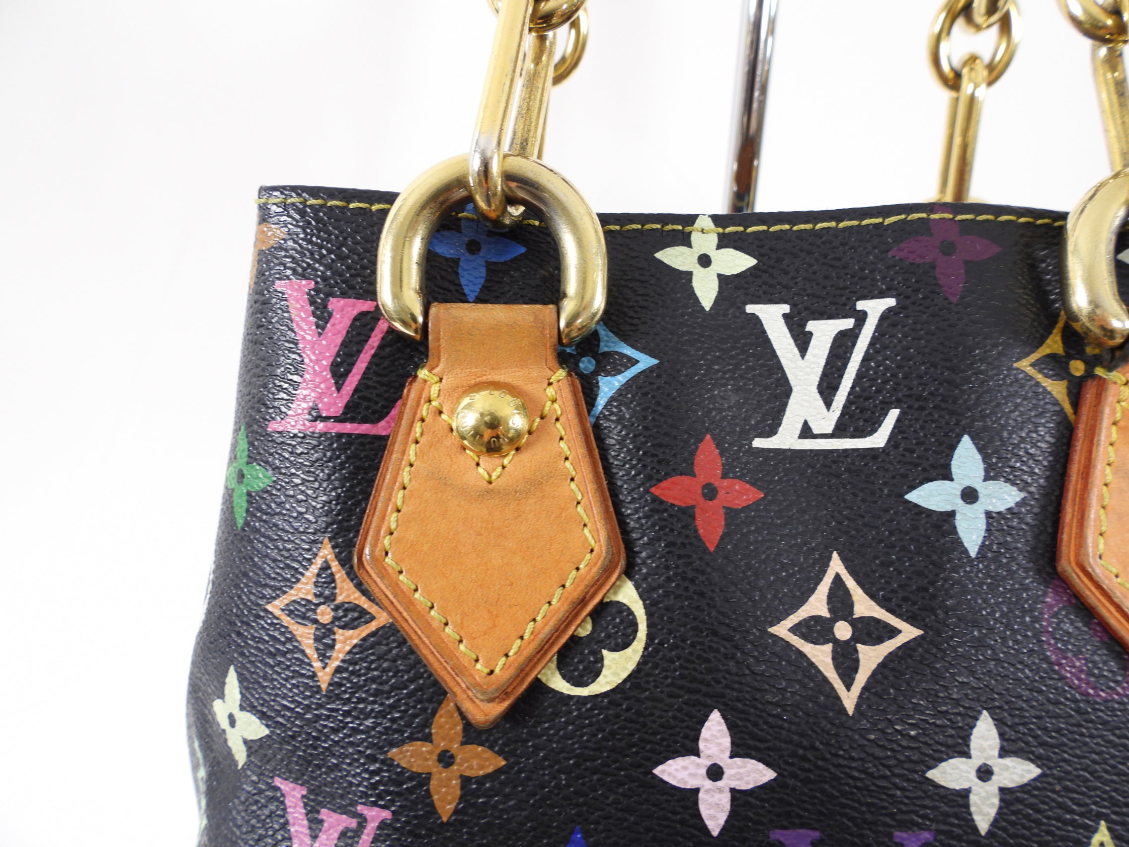 Louis Vuitton Murakami Multicolor Black Audra Mini Tote Bag