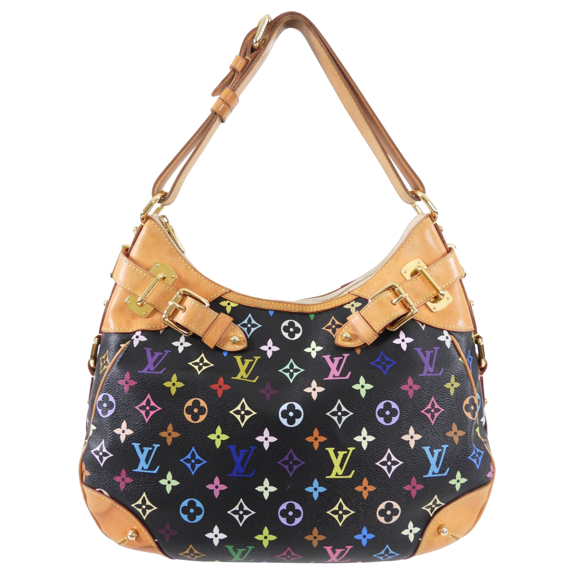 Louis Vuitton Multicolore Greta Monogram Noir Bag