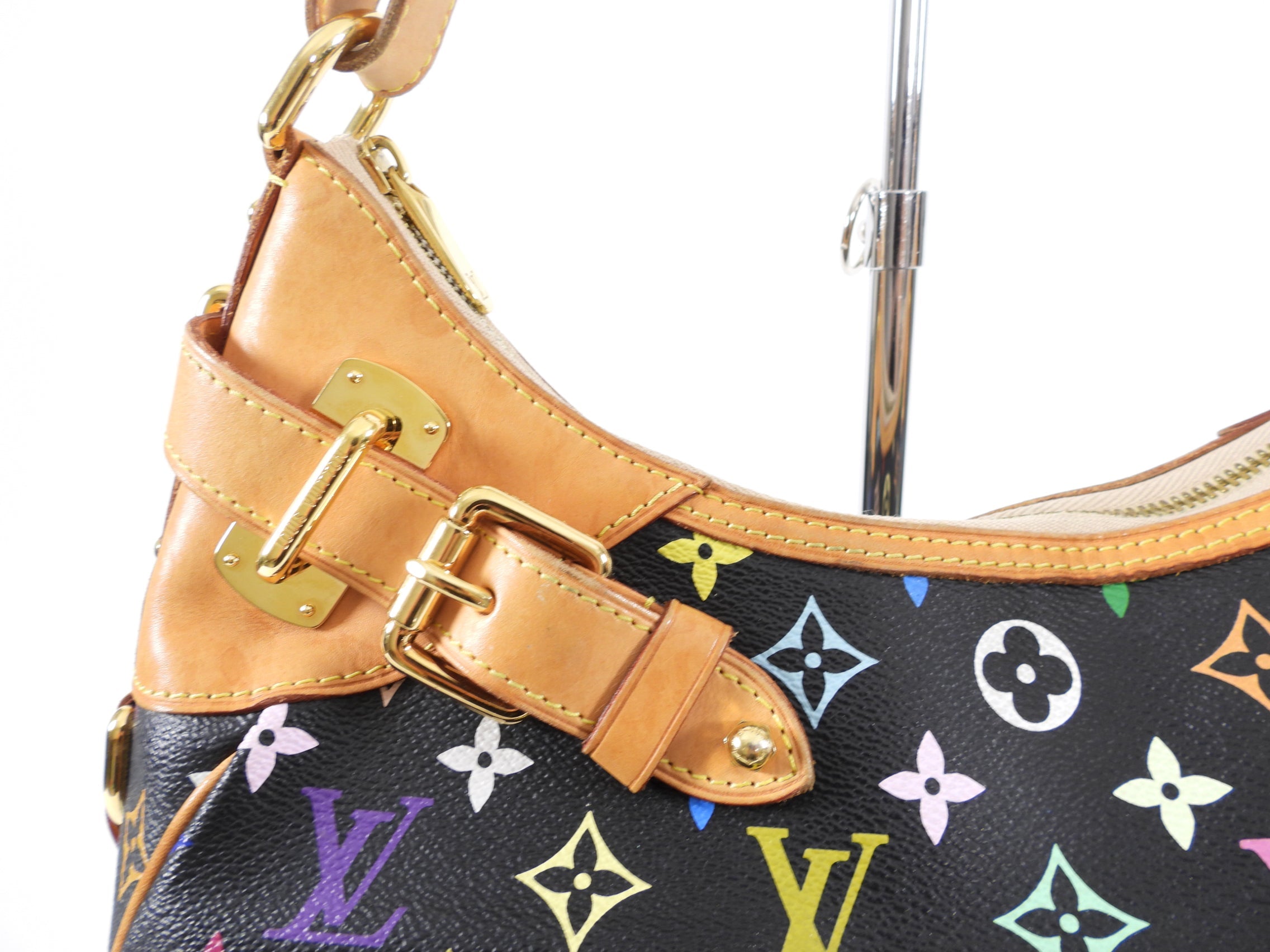 Louis Vuitton Multicolore Greta Monogram Noir Bag