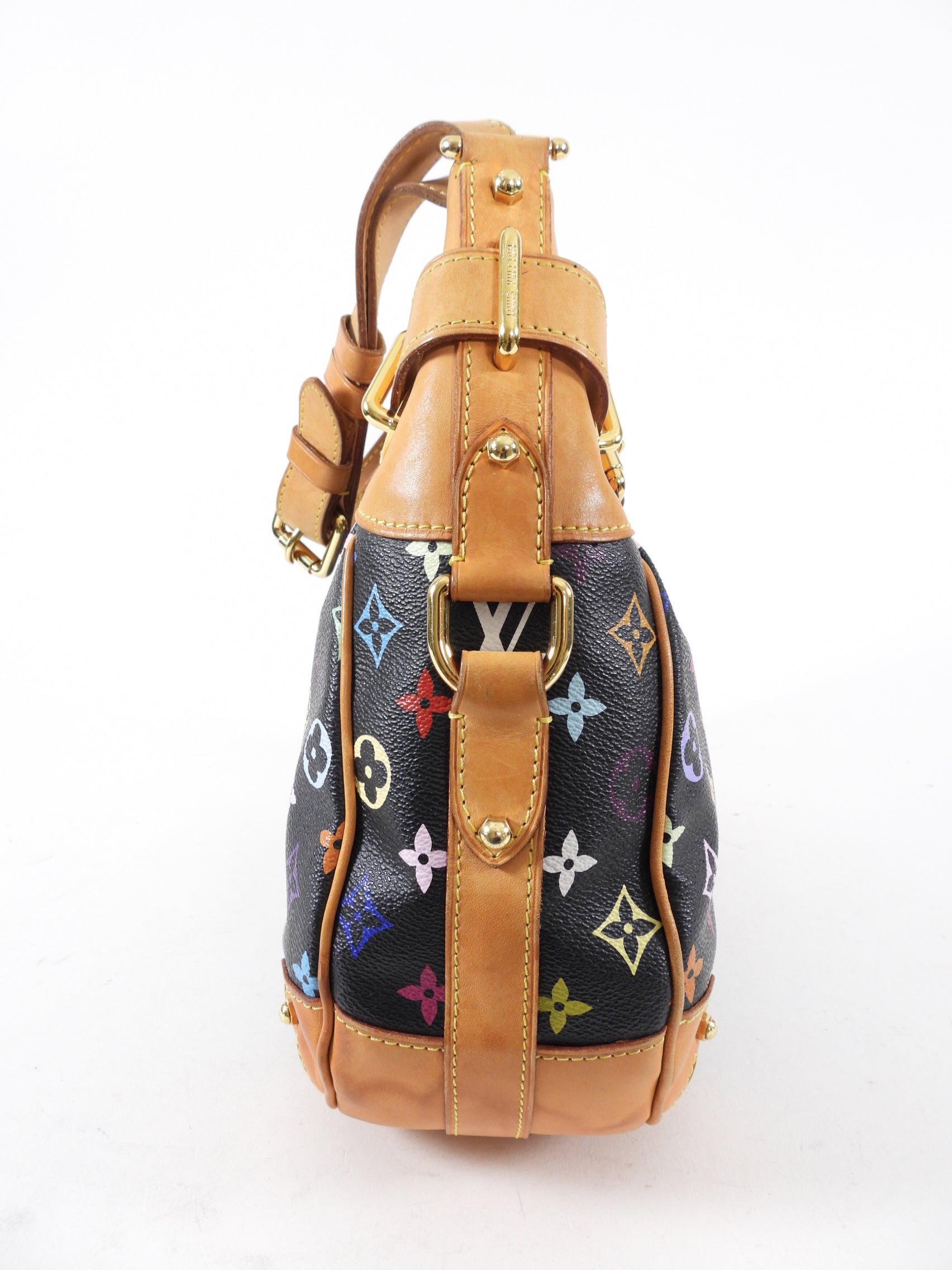 Louis Vuitton Multicolore Greta Monogram Noir Bag