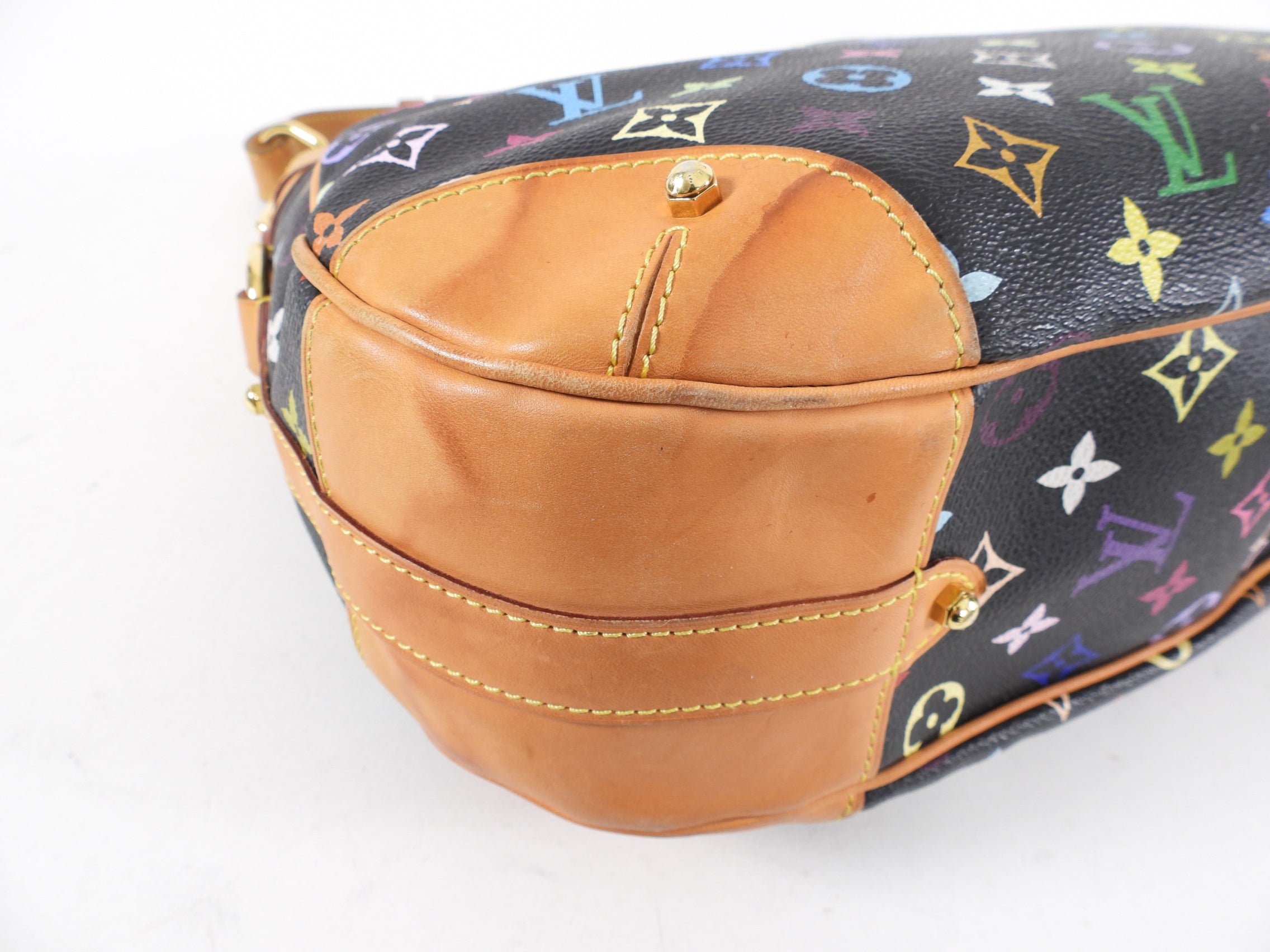 Louis Vuitton Multicolore Greta Monogram Noir Bag