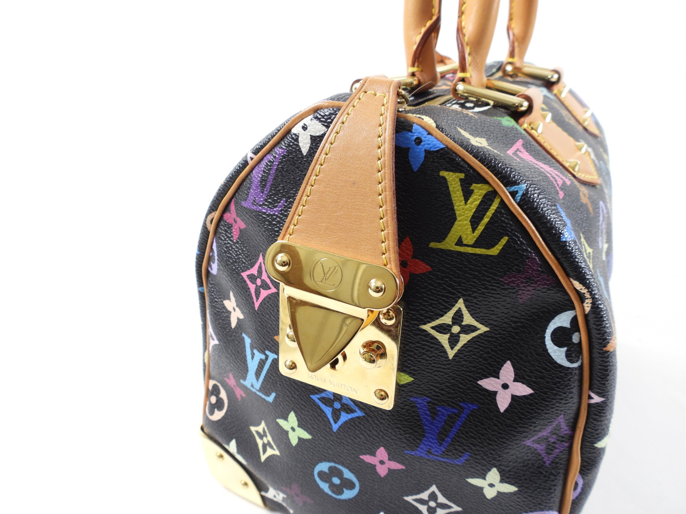 Louis Vuitton Monogram Multicolore Murakami Speedy 30 Black