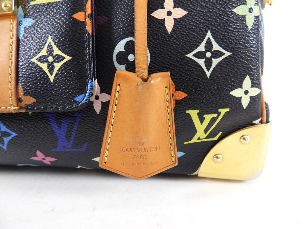 Louis Vuitton Monogram Multicolore Murakami Speedy 30 Black