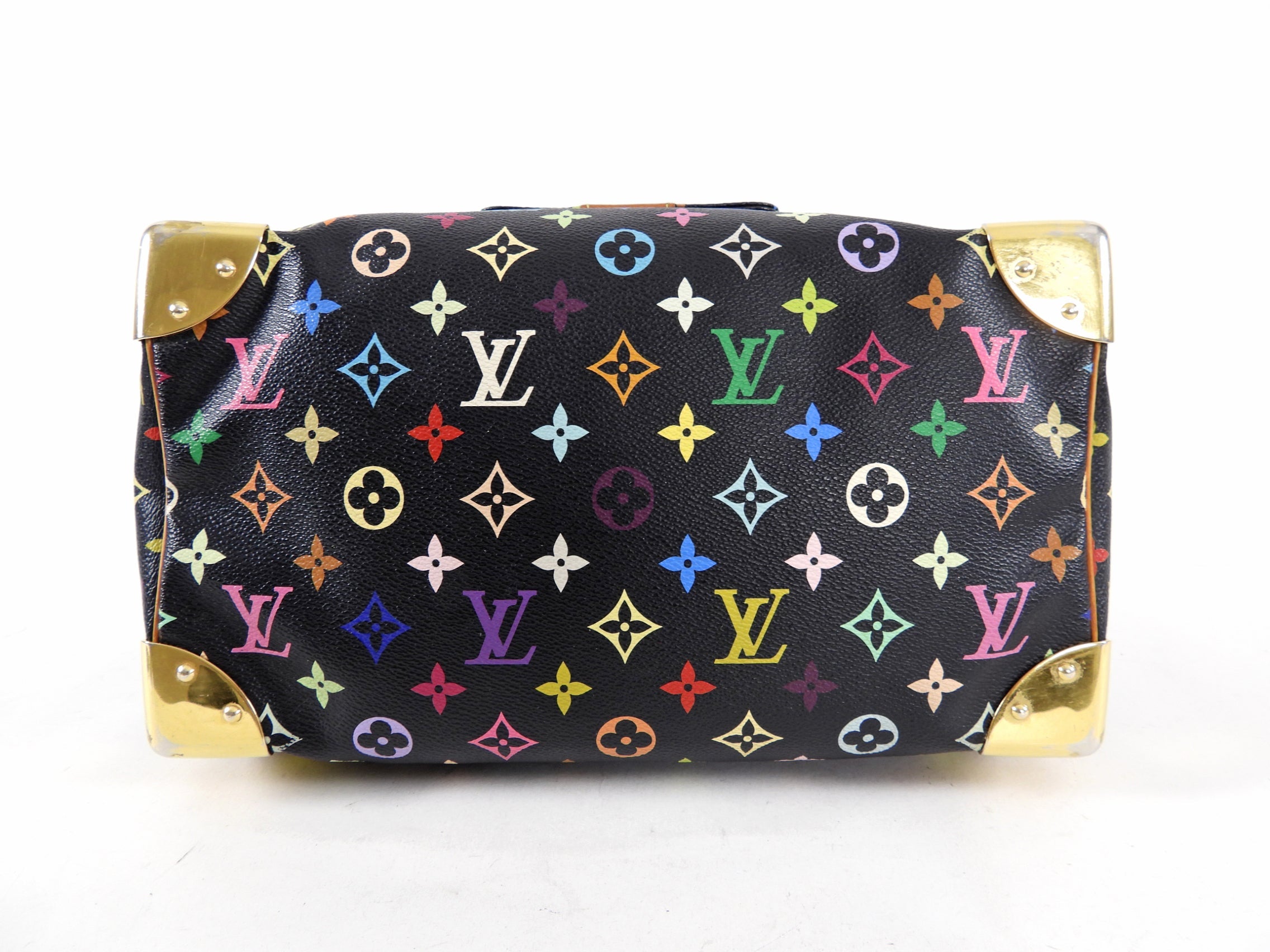 Louis Vuitton Monogram Multicolore Murakami Speedy 30 Black