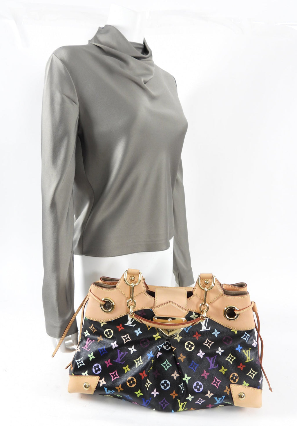 Louis Vuitton Multicolore Murakami Ursula Monogram Noir Bag