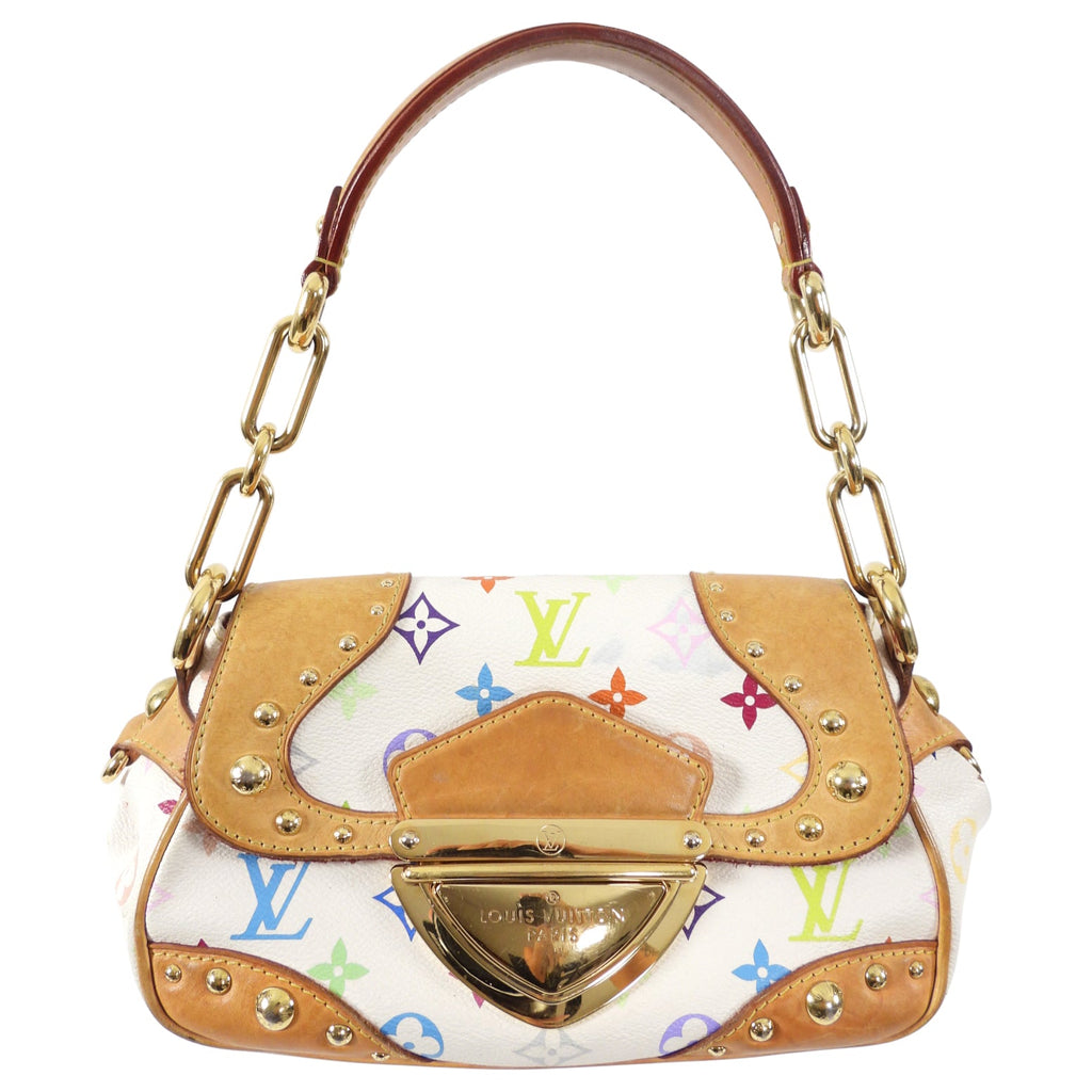Louis Vuitton Murakami Multicolor White Marilyn Shoulder Pochette Bag