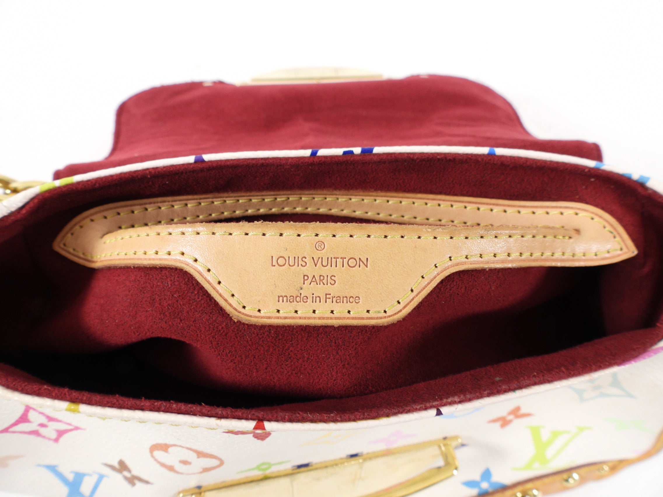 Louis Vuitton Murakami Multicolor White Marilyn Shoulder Pochette Bag