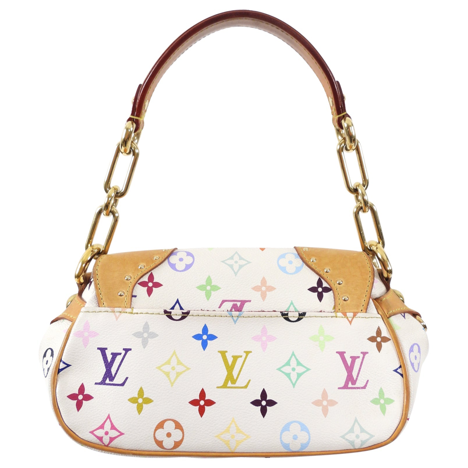 Louis Vuitton Murakami Multicolor White Marilyn Shoulder Pochette Bag