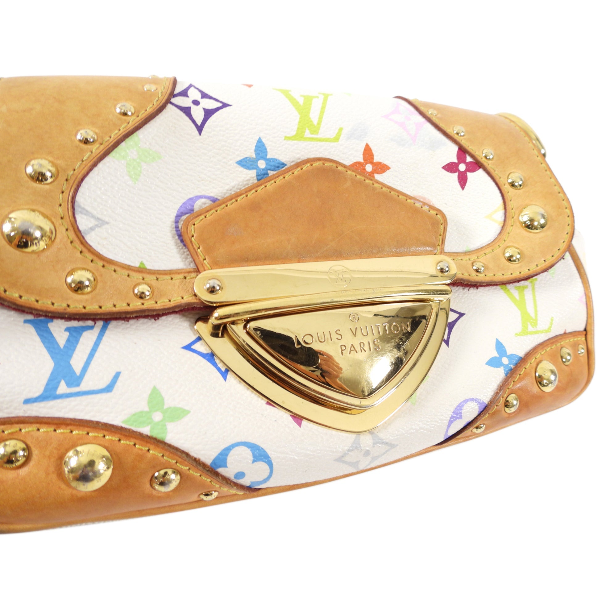 Louis Vuitton Murakami Multicolor White Marilyn Shoulder Pochette Bag