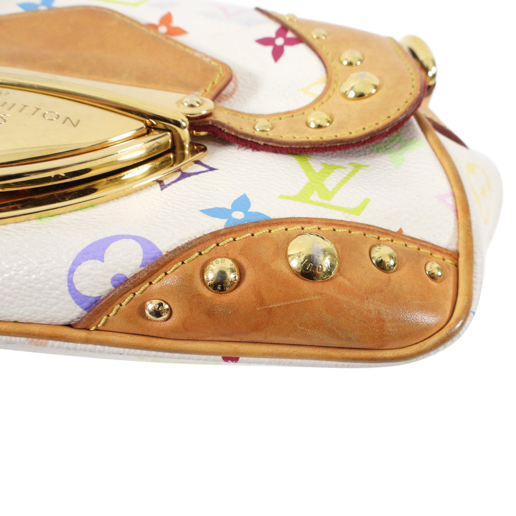 Louis Vuitton Murakami Multicolor White Marilyn Shoulder Pochette Bag