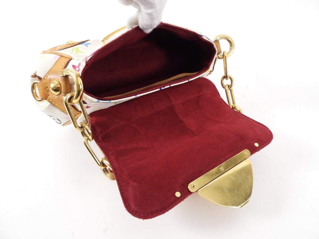 Louis Vuitton Murakami Multicolor White Marilyn Shoulder Pochette Bag