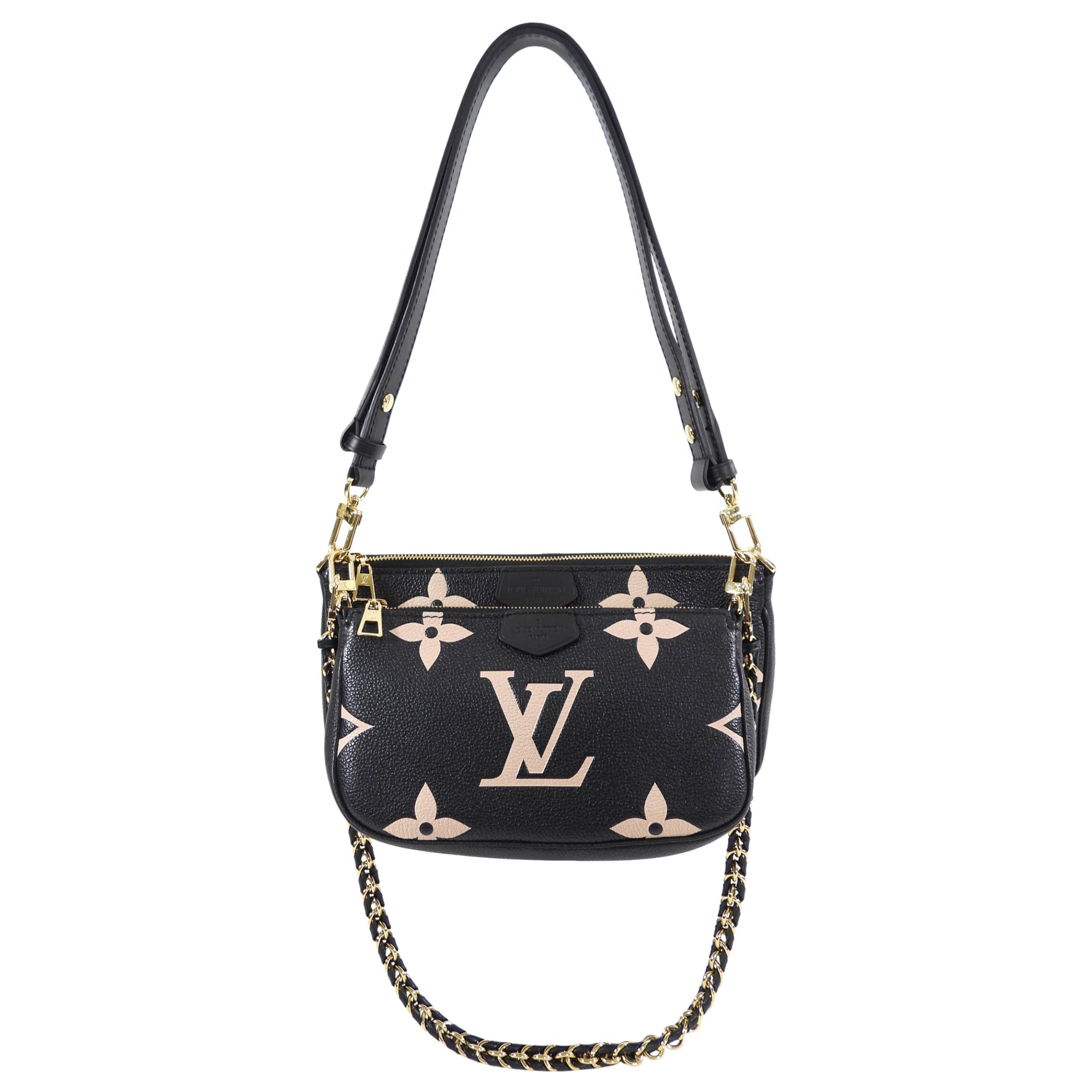 Louis Vuitton Bicolor Monogram Empreinte Multi Pochette Accessoires