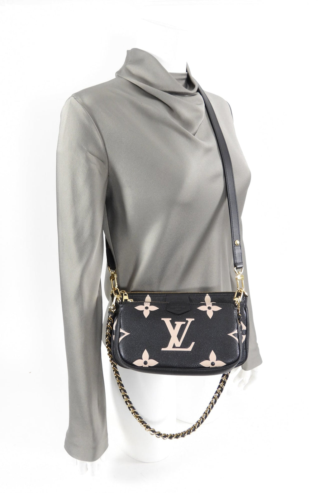 Louis Vuitton Bicolor Monogram Empreinte Multi Pochette Accessoires