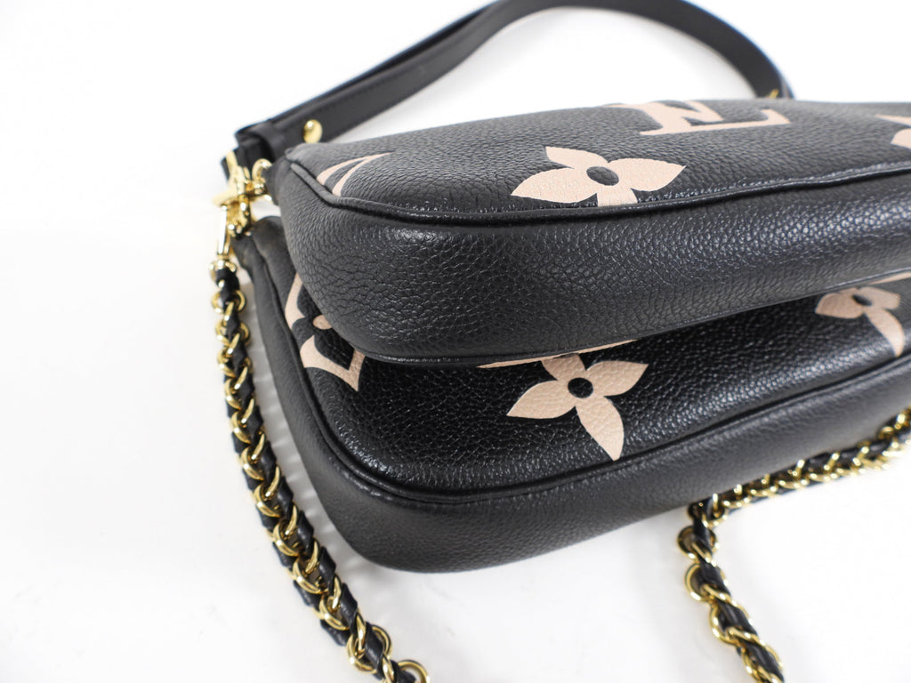 Louis Vuitton Bicolor Monogram Empreinte Multi Pochette Accessoires