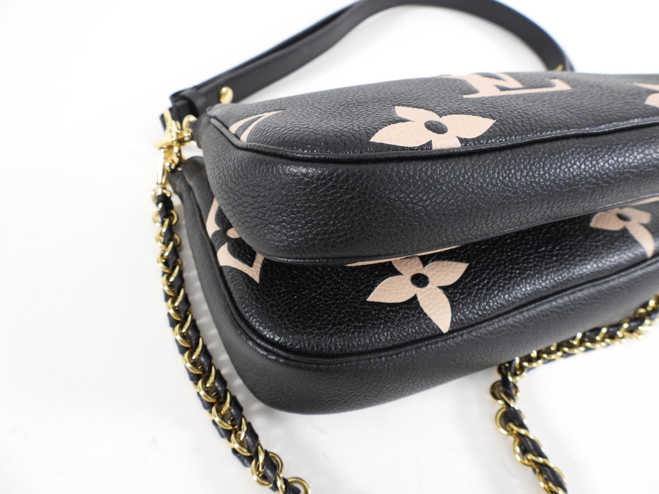 Louis Vuitton Bicolor Monogram Empreinte Multi Pochette Accessoires