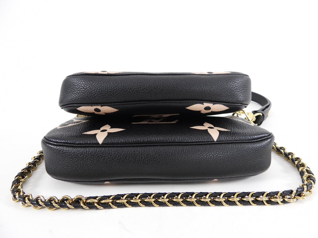 Louis Vuitton Bicolor Monogram Empreinte Multi Pochette Accessoires