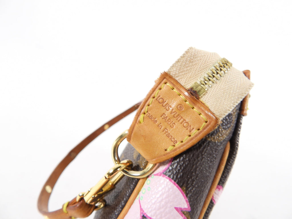 Louis Vuitton Murakami Cherry Blossoms Monogram Pochette Accessoires Bag