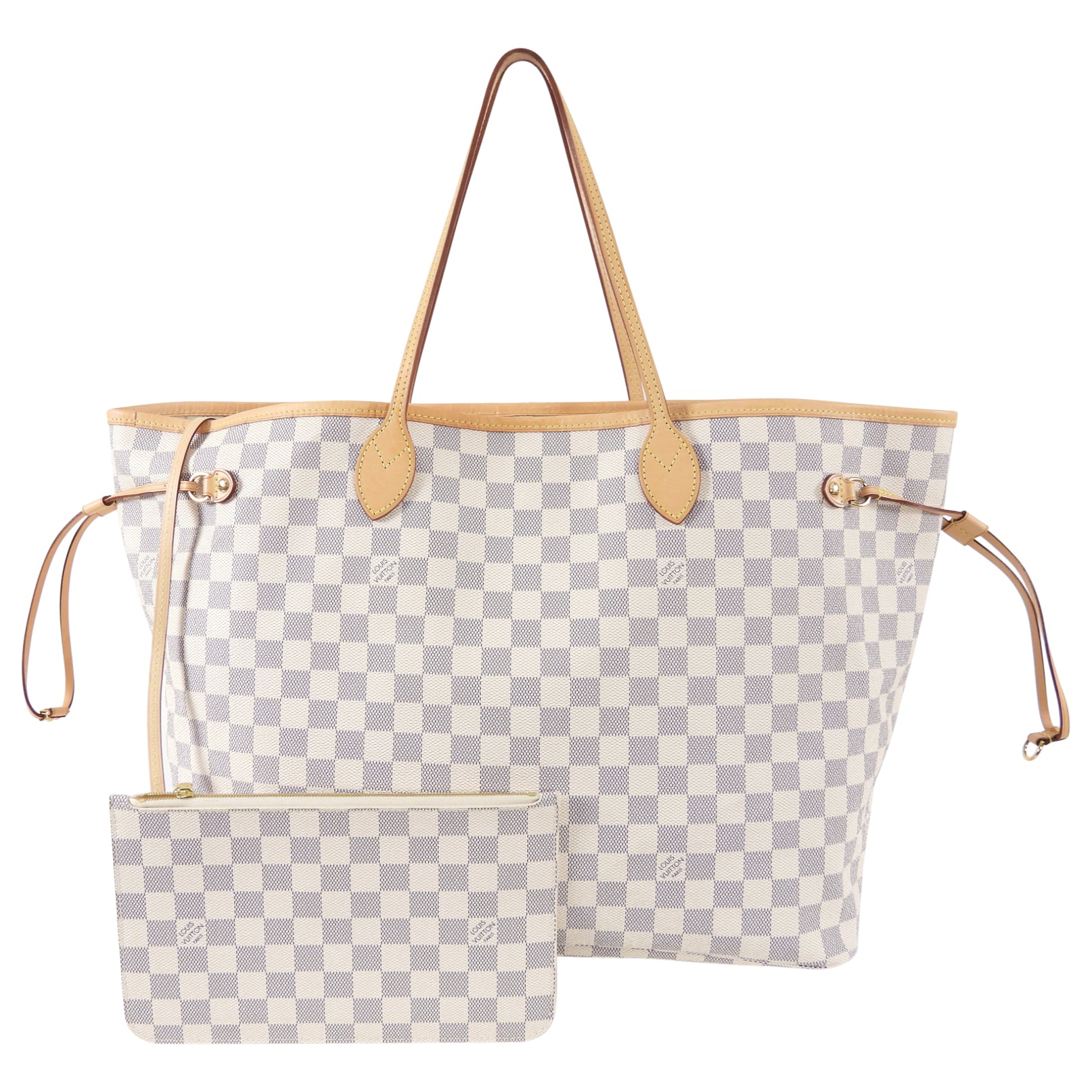 Louis Vuitton Damier Azur Neverfull GM Tote Bag