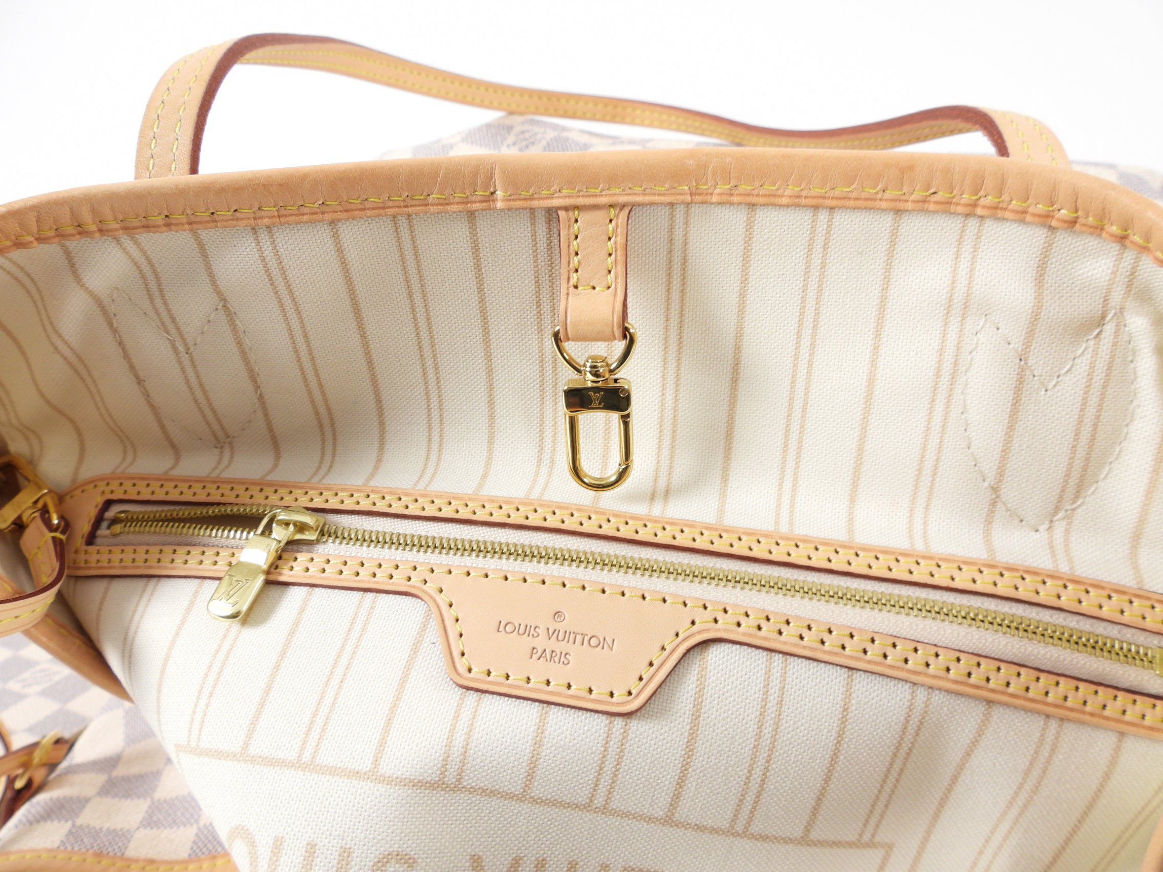 Louis Vuitton Damier Azur Neverfull GM Tote Bag
