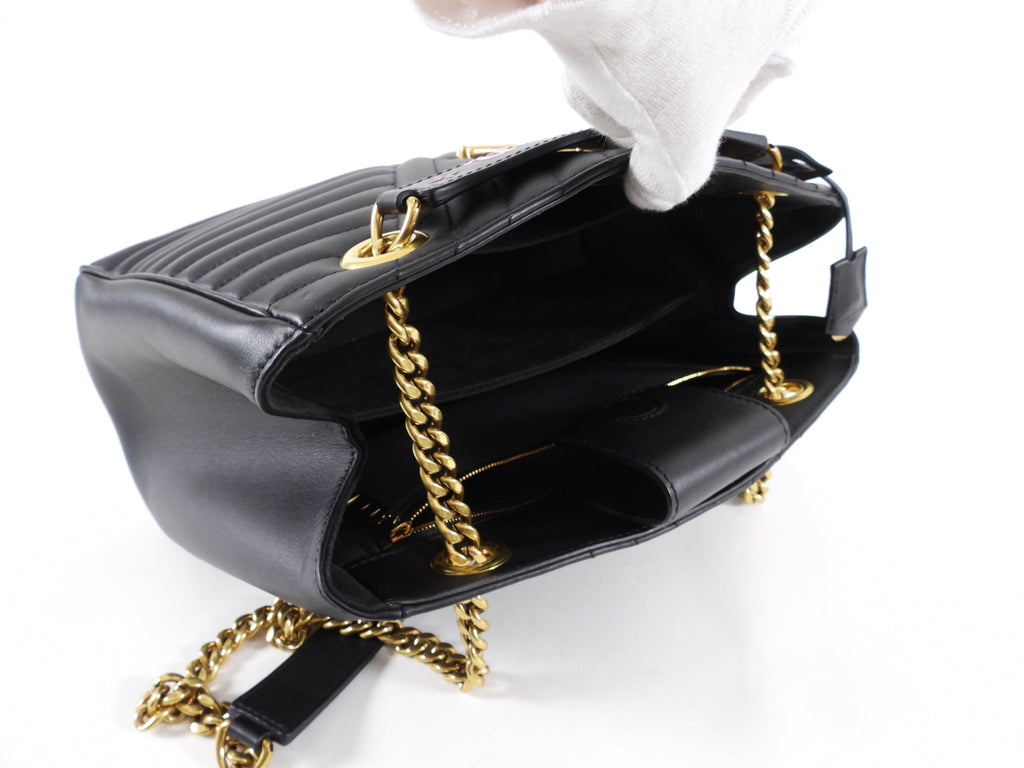 Louis Vuitton Black Quilted New Wave Chain Tote Bag