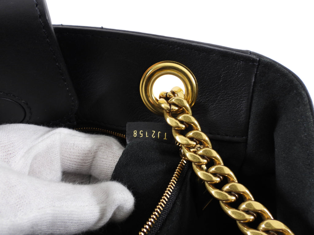 Louis Vuitton Black Quilted New Wave Chain Tote Bag