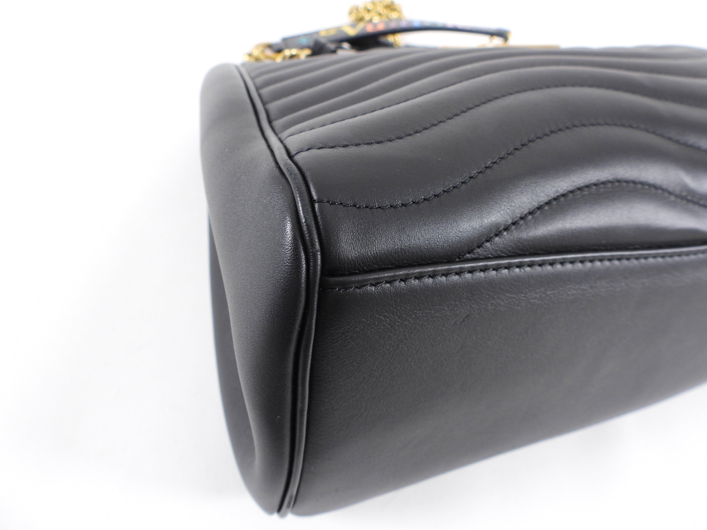 Louis Vuitton Black Quilted New Wave Chain Tote Bag