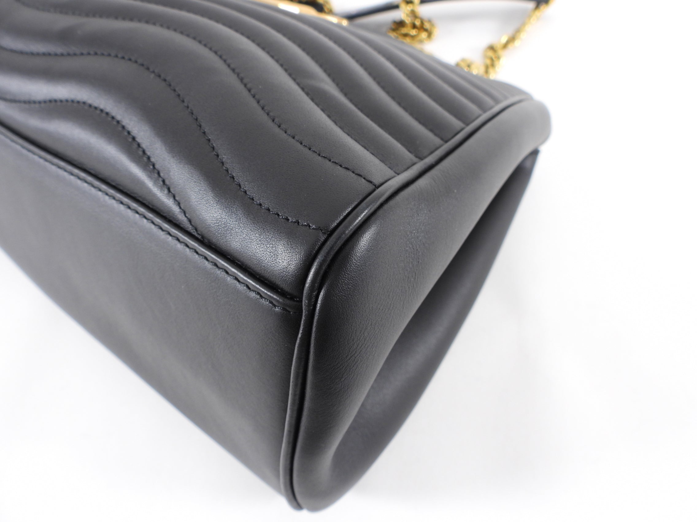 Louis Vuitton Black Quilted New Wave Chain Tote Bag