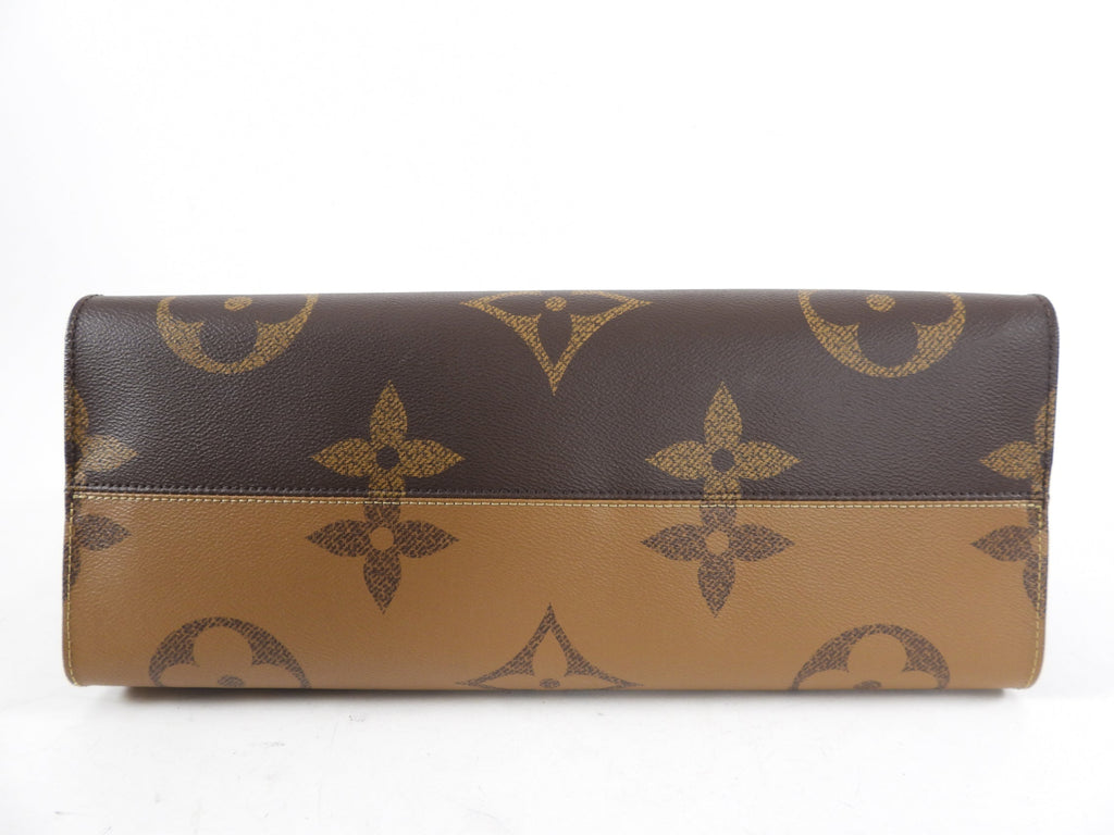 Louis Vuitton On The Go GM Monogram Giant Brown Tote Bag