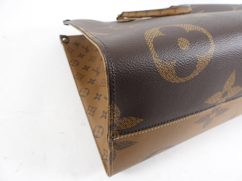 Louis Vuitton On The Go GM Monogram Giant Brown Tote Bag