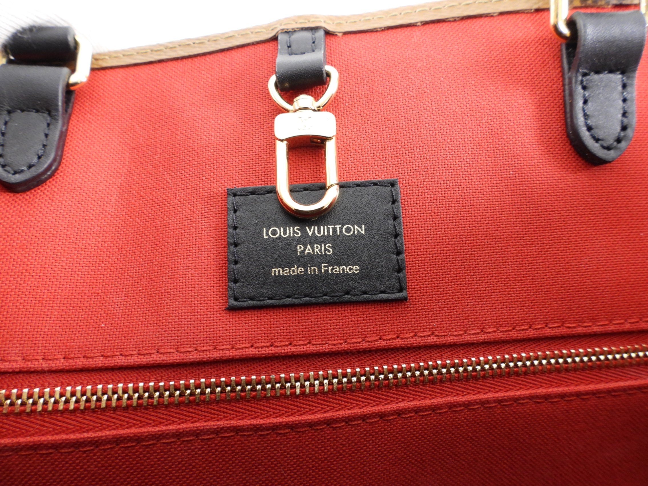 Louis Vuitton On The Go GM Monogram Giant Brown Tote Bag