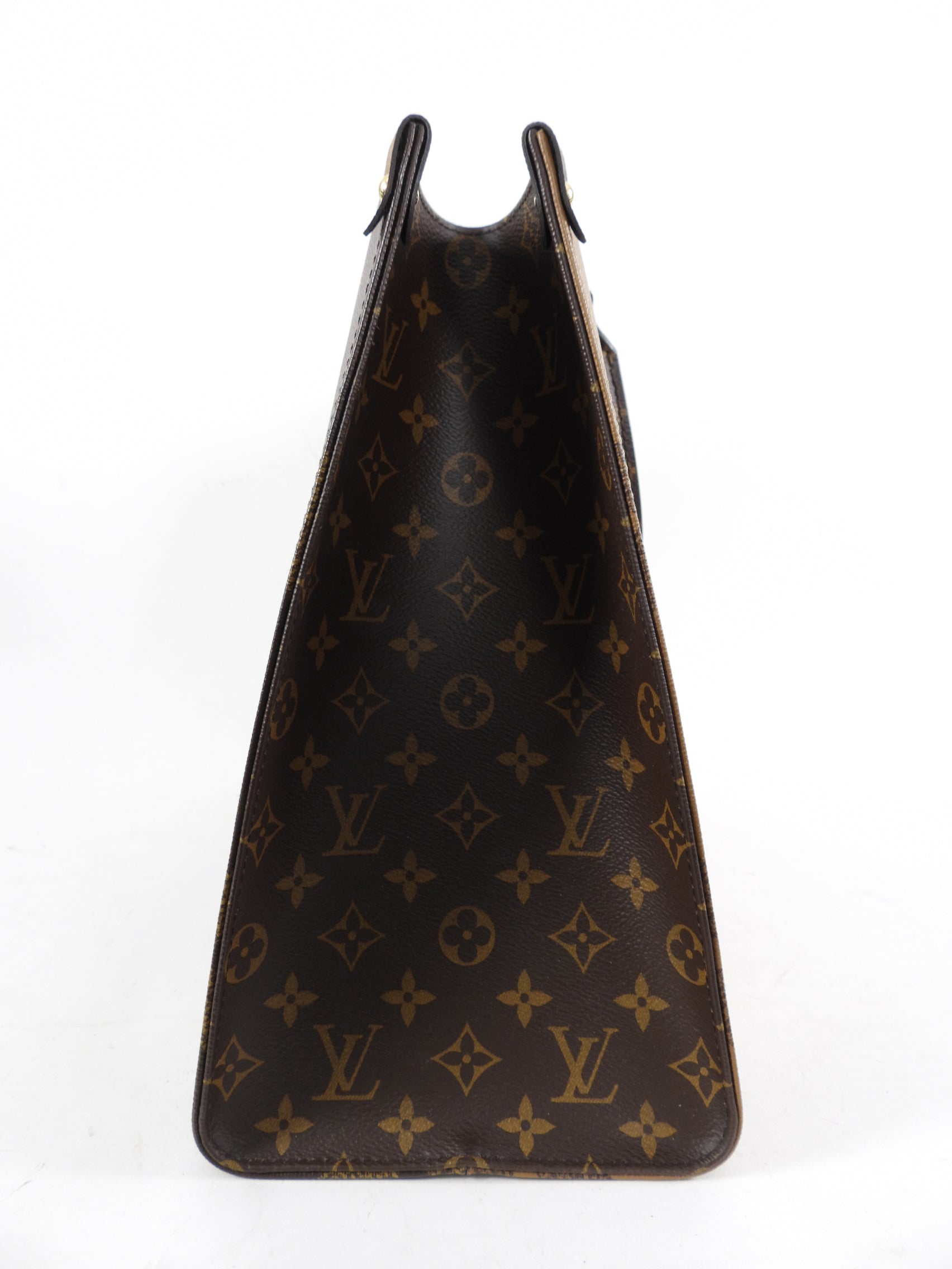 Louis Vuitton On The Go GM Monogram Giant Brown Tote Bag