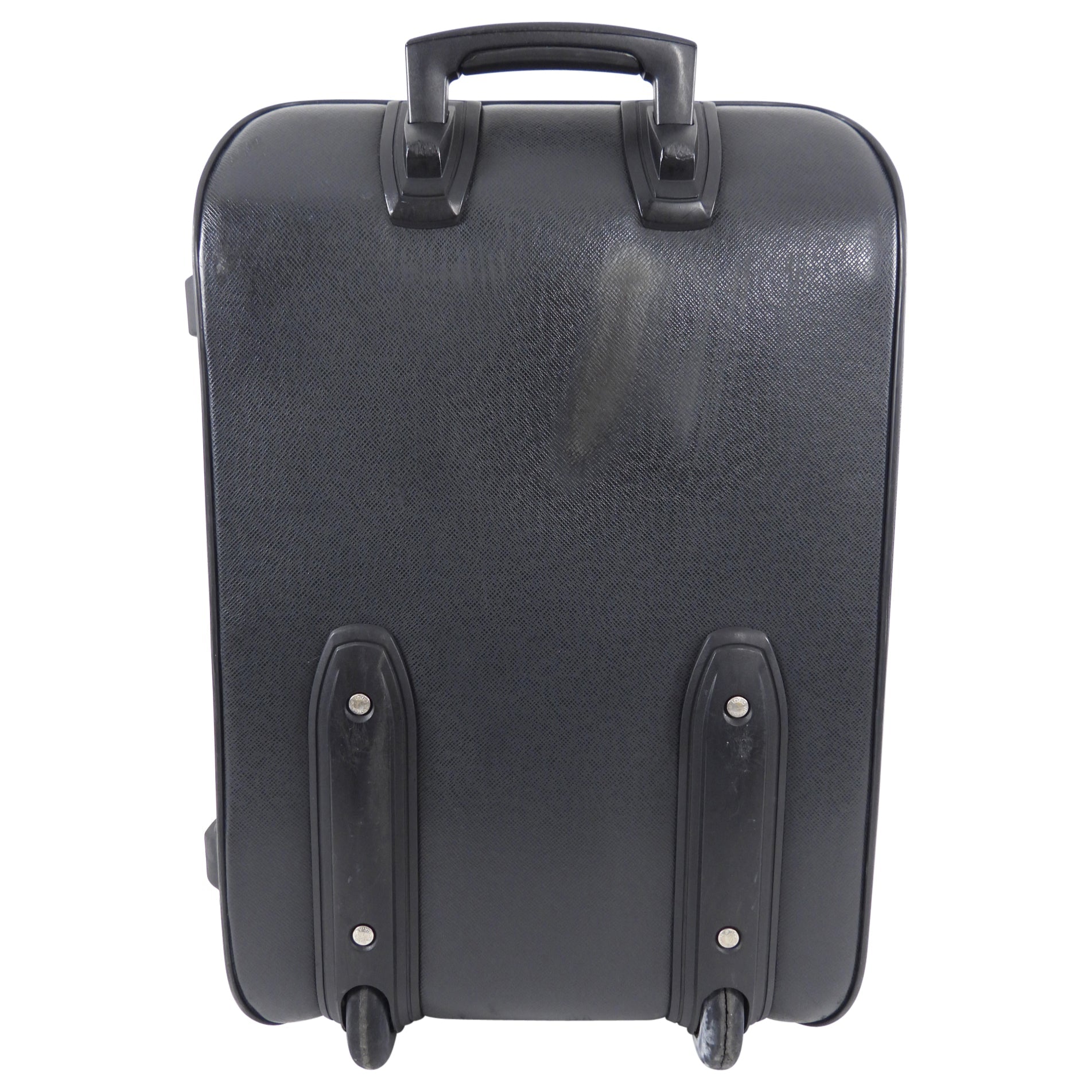 Louis Vuitton Black Taiga Leather Pegase 55 Rolling Travel Luggage