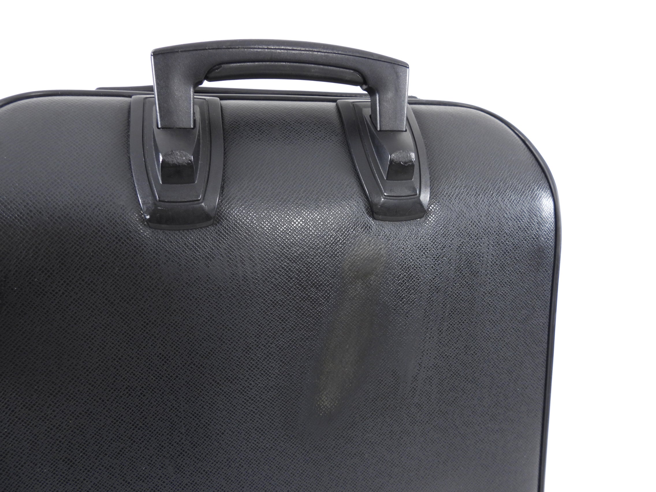 Louis Vuitton Black Taiga Leather Pegase 55 Rolling Travel Luggage