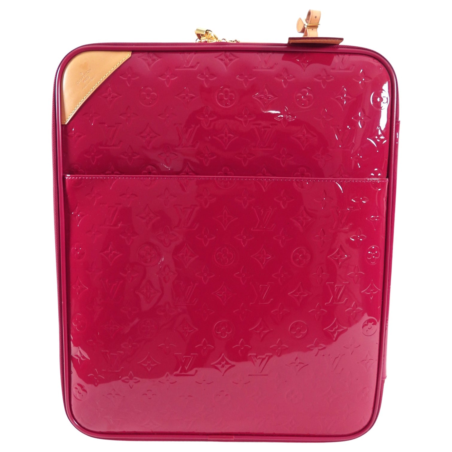Louis Vuitton Monogram Vernis Hot Pink Pegase 45 Rolling Luggage