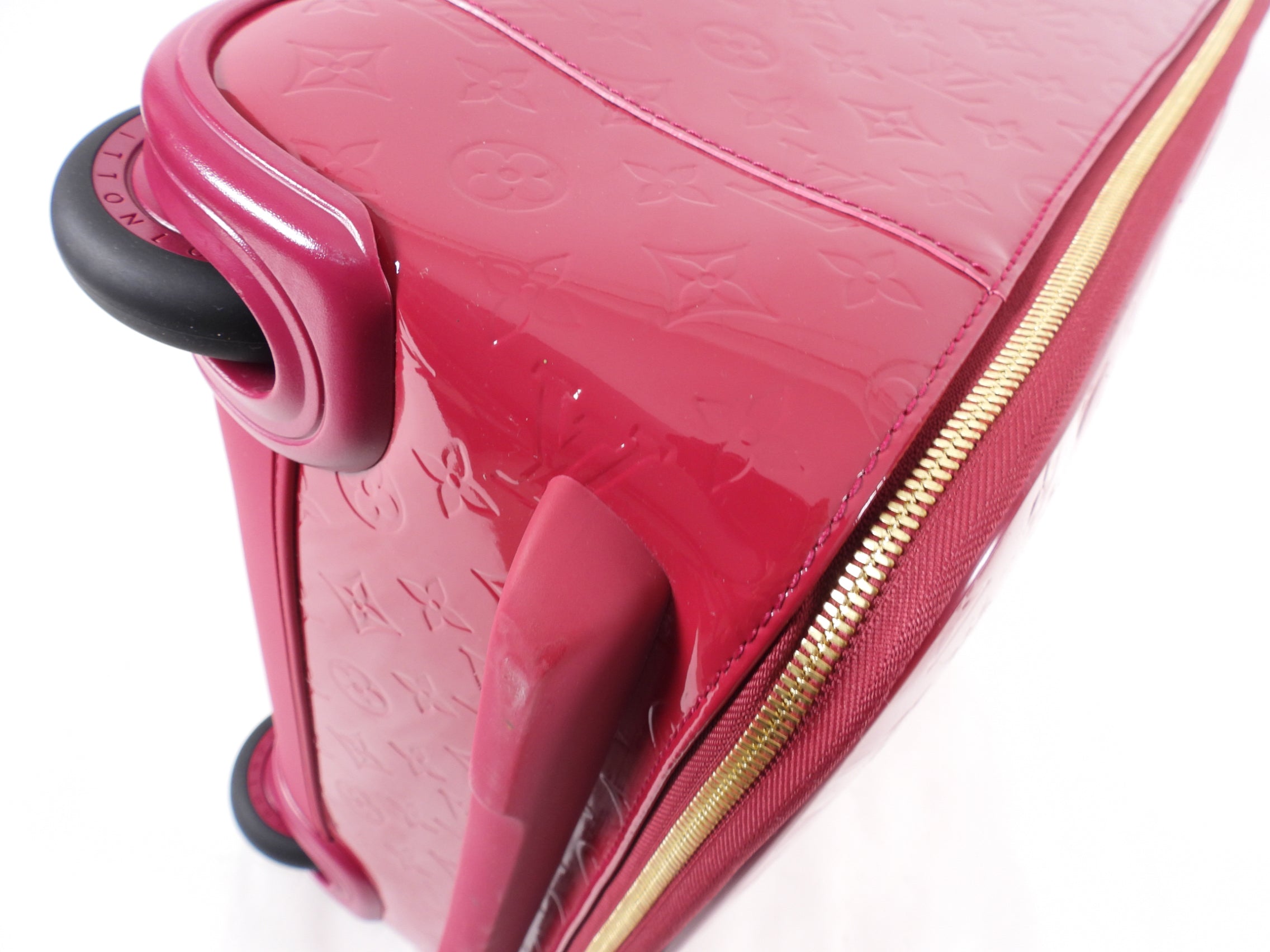 Louis Vuitton Monogram Vernis Hot Pink Pegase 45 Rolling Luggage