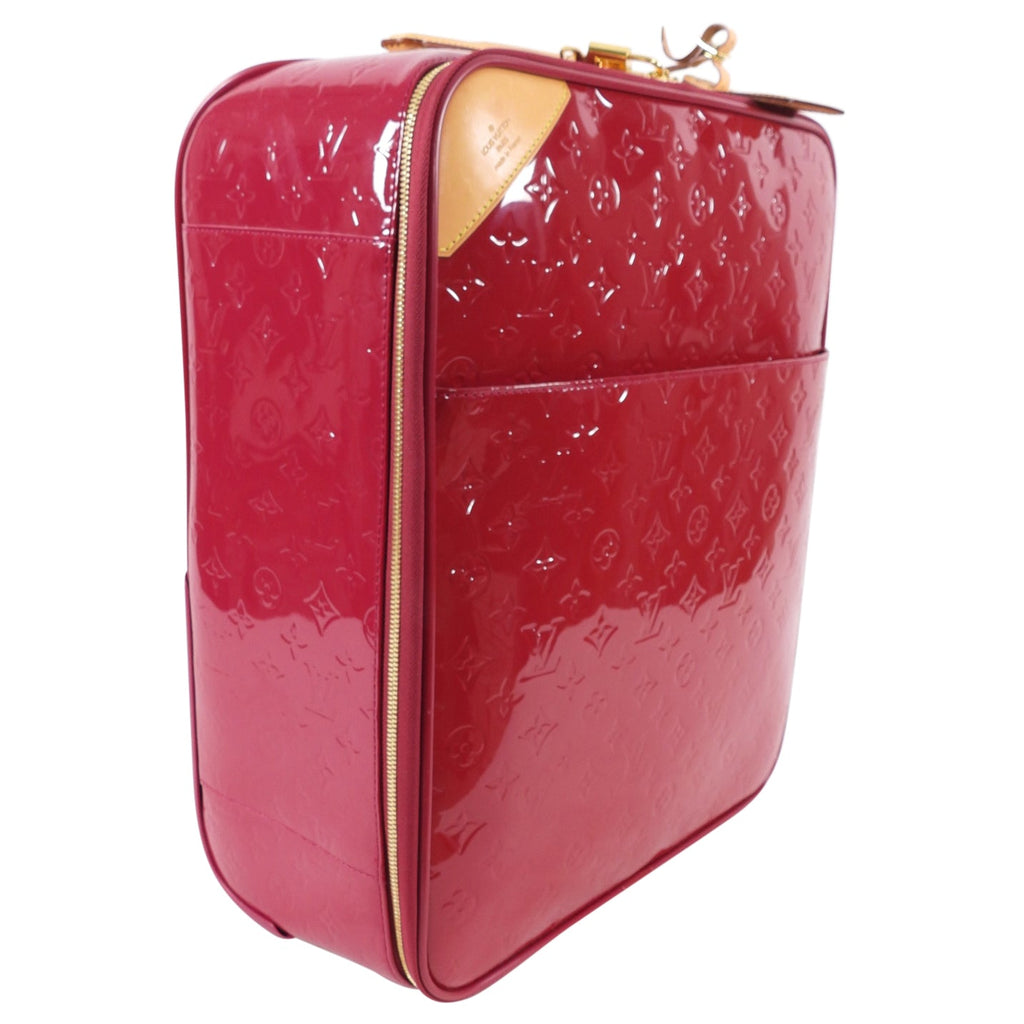 Louis Vuitton Monogram Vernis Hot Pink Pegase 45 Rolling Luggage