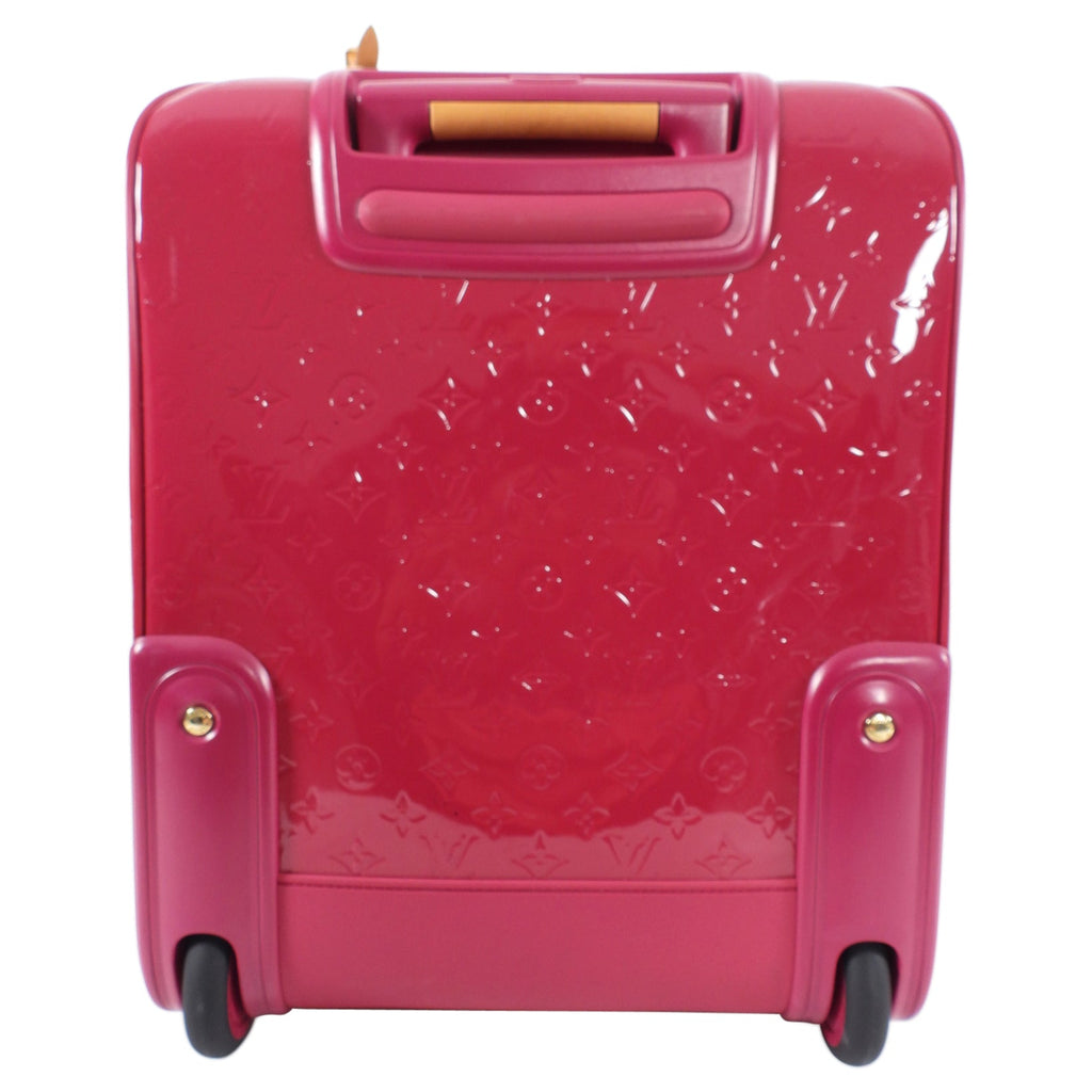 Louis Vuitton Monogram Vernis Hot Pink Pegase 45 Rolling Luggage