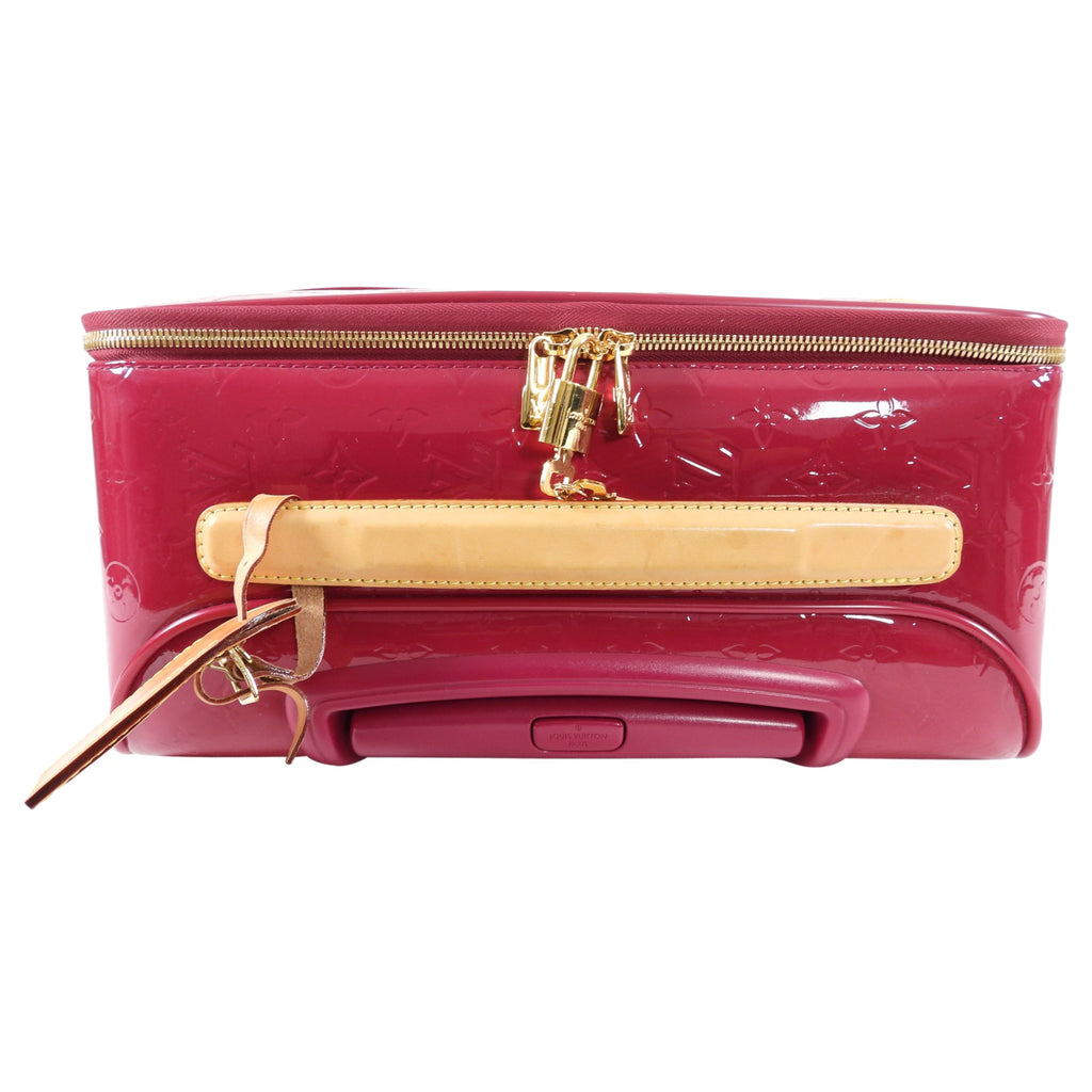 Louis Vuitton Monogram Vernis Hot Pink Pegase 45 Rolling Luggage