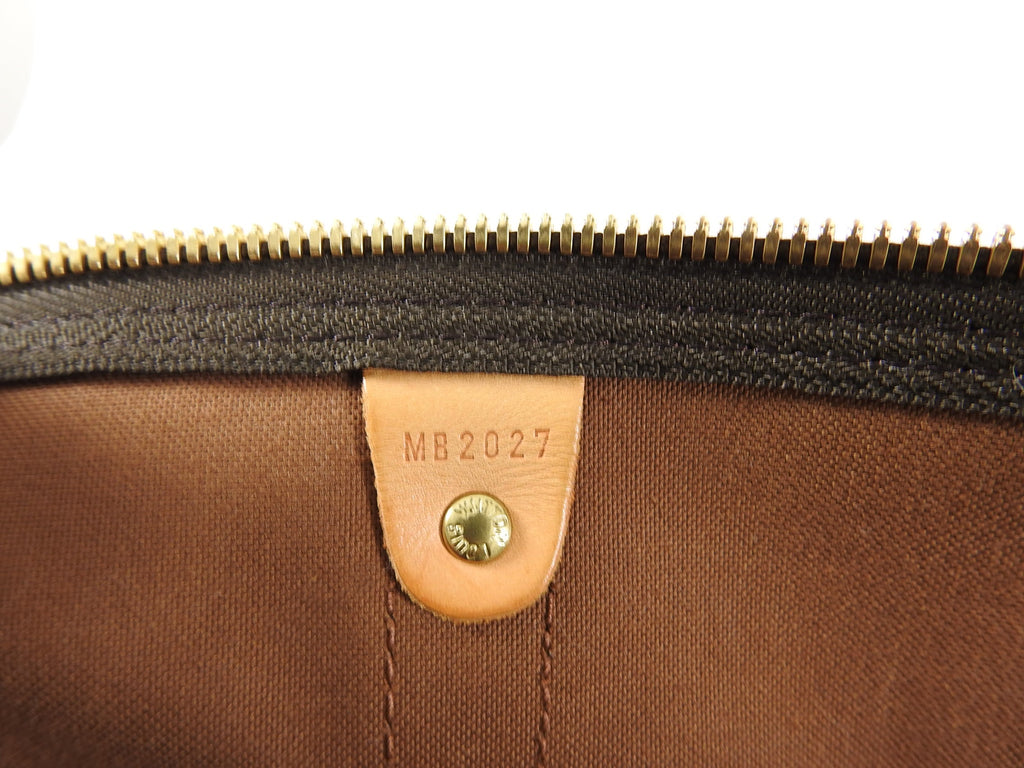 Louis Vuitton Monogram Canvas Keepall Bandouliere 55 Travel Duffle Bag