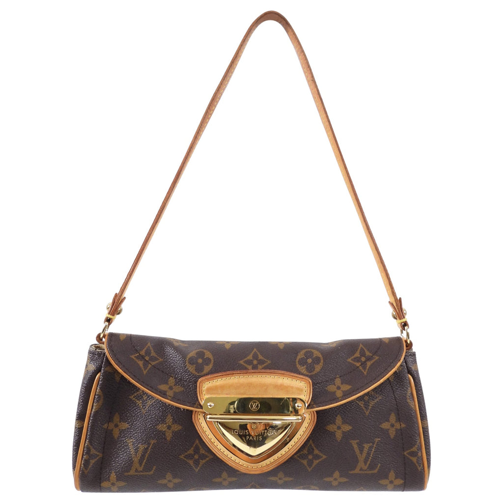 Louis Vuitton Monogram Canvas Small Beverly Clutch Pochette Bag