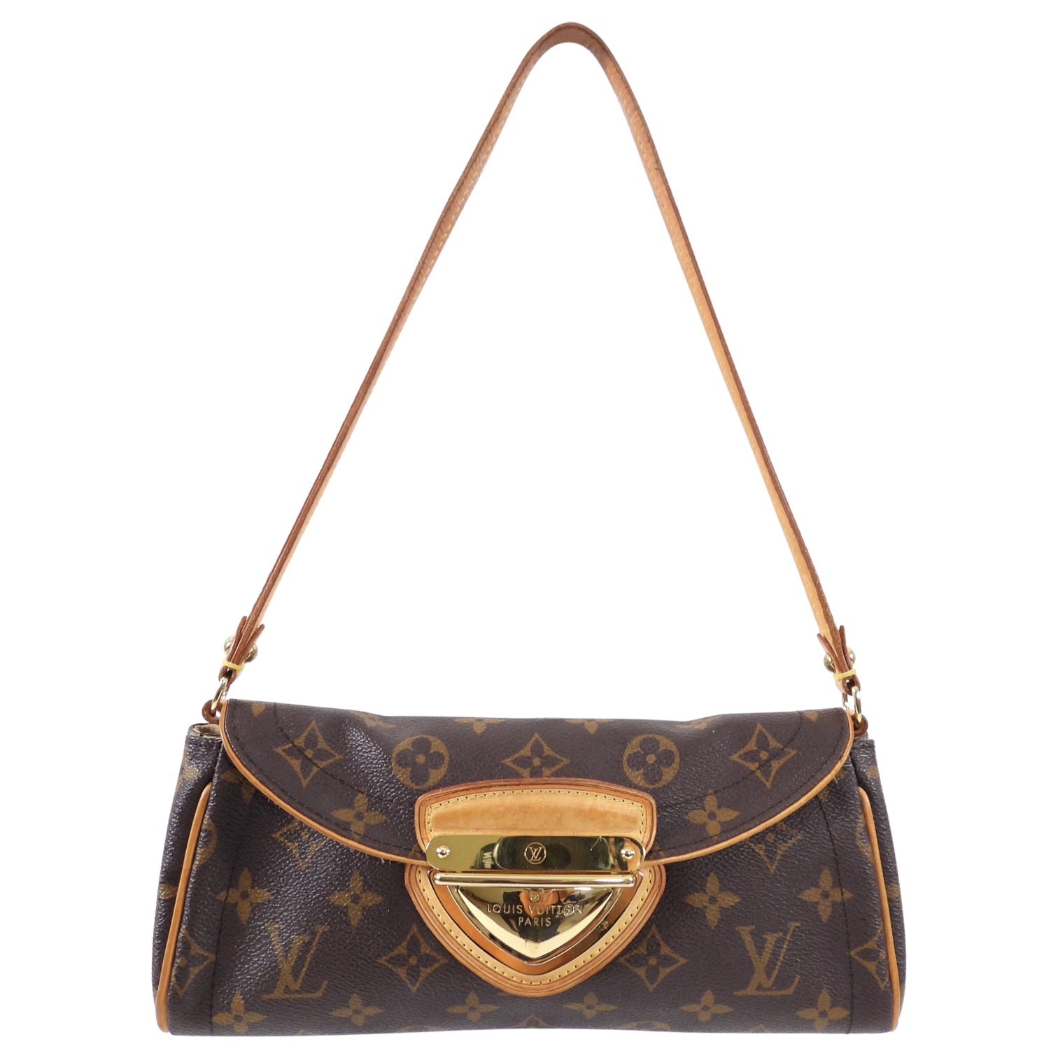 Louis Vuitton Monogram Canvas Small Beverly Clutch Pochette Bag