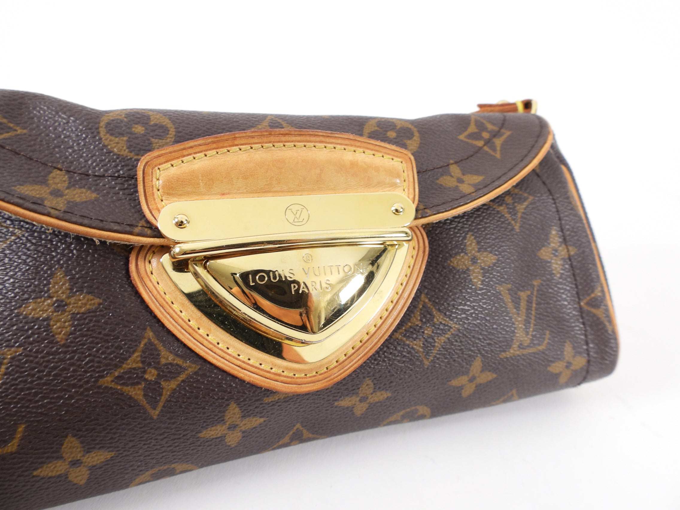 Louis Vuitton Monogram Canvas Small Beverly Clutch Pochette Bag