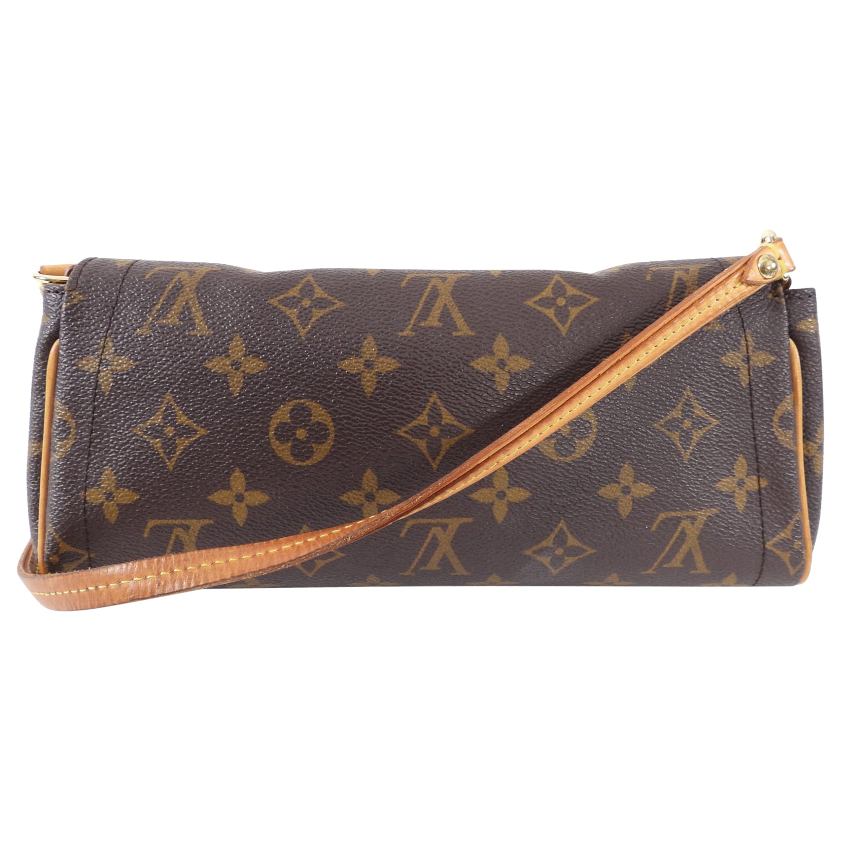 Louis Vuitton Monogram Canvas Small Beverly Clutch Pochette Bag