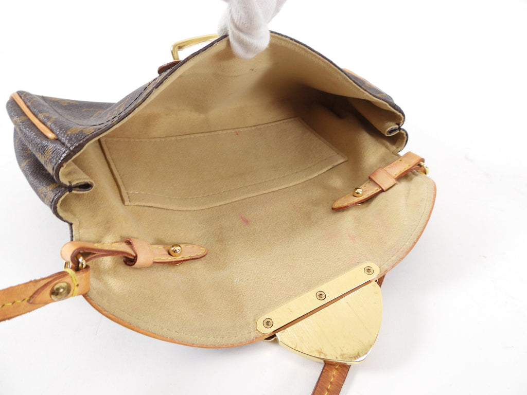 Louis Vuitton Monogram Canvas Small Beverly Clutch Pochette Bag