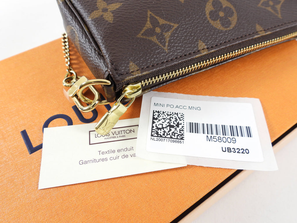 Louis Vuitton 2020 Monogram Mini Pochette Accessoires Bag